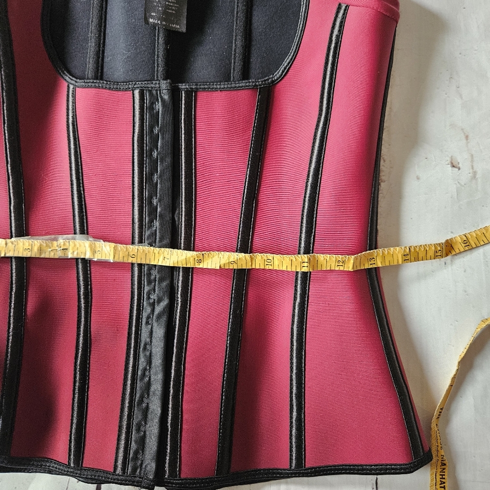 Corset Story Women's Black and Burgandy Corset Size M/L - Picture 10 of 14